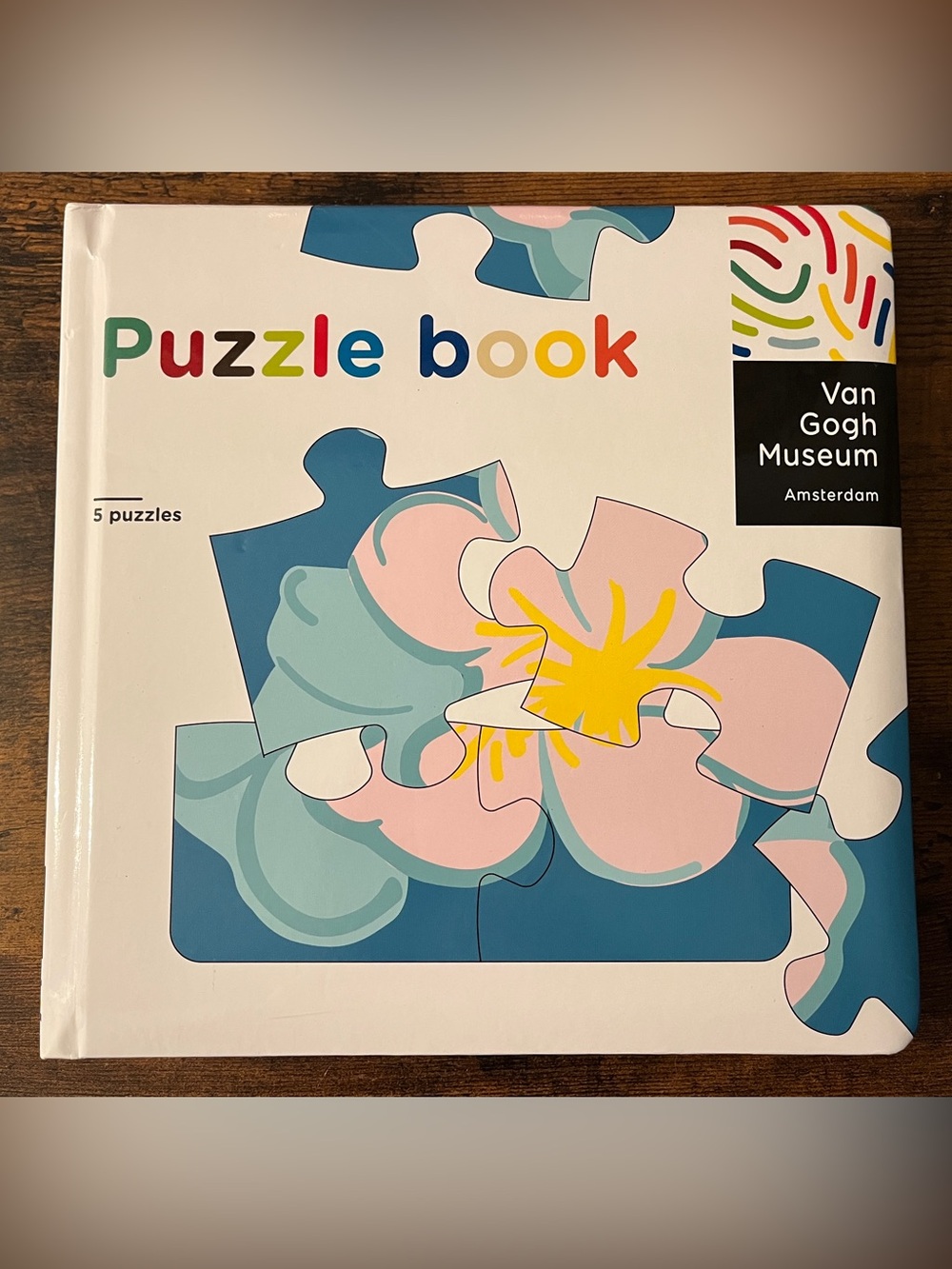 Van Gogh Art Puzzle Board Book Kids Amsterdam Museum New Baby Shower Gift